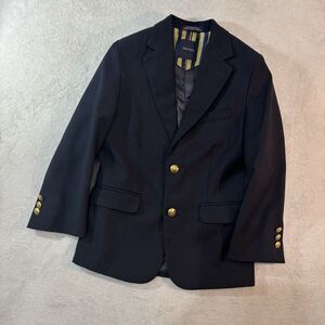 Nautica Blazer Boys 8 Regular Navy Dress Blues Gold Button Anchor Sport Coat